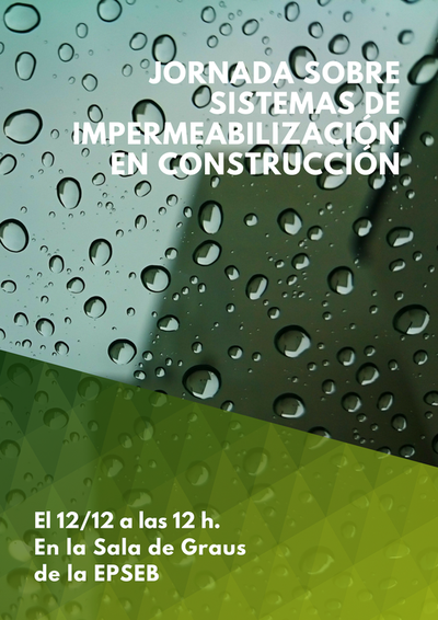 Jornada sobre sistemes d'impermeabilització en construcció